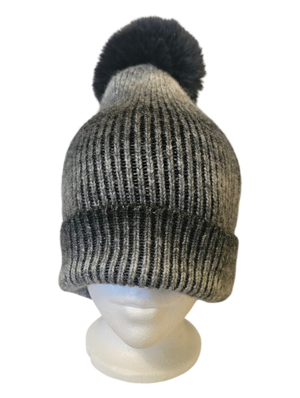 Grey Norla Women's Handmade Pom Toque